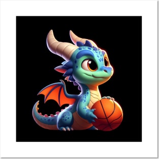 Rufie the Dragon - Basketball #8 Posters and Art